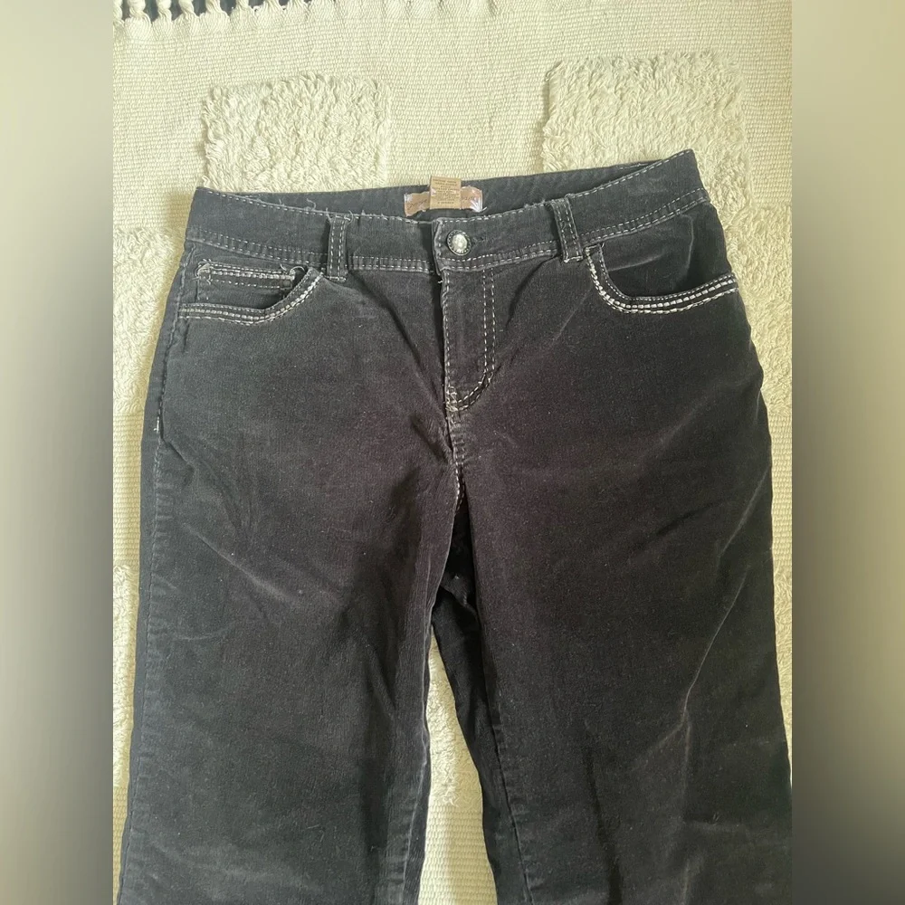 GEORGE & MARTHA black Corduroy pants size 8P
